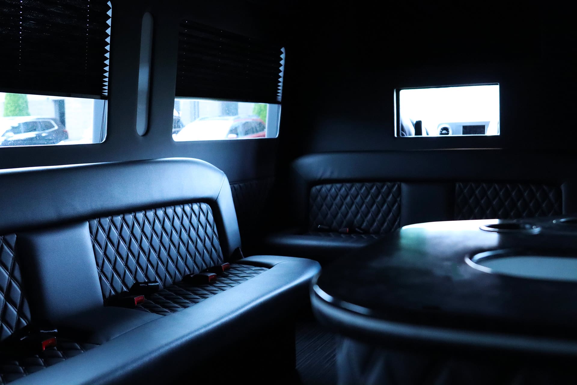 Mercedes Sprinter Limo 12 Passenger Interior
