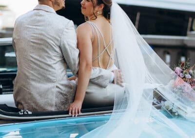 An Elite Limousine Wedding is a wedding link no other with our Vintage Cadillac