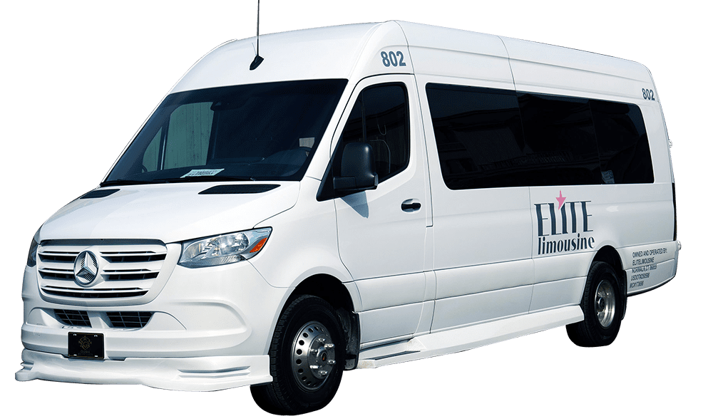 Mercedes Sprinter Limo 12 Passenger White